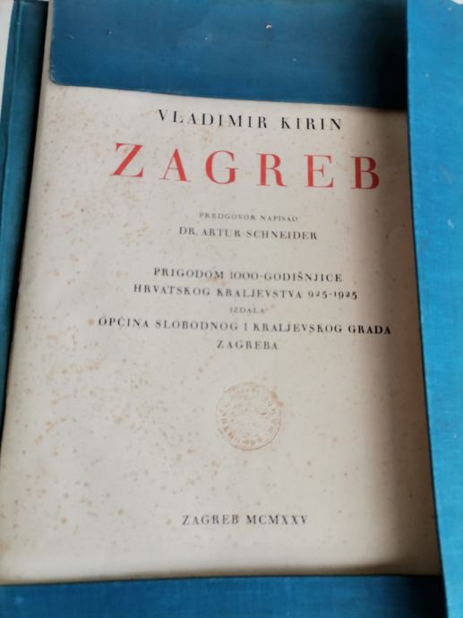 Vladimir Kirin Mapa Zagreb 1925.