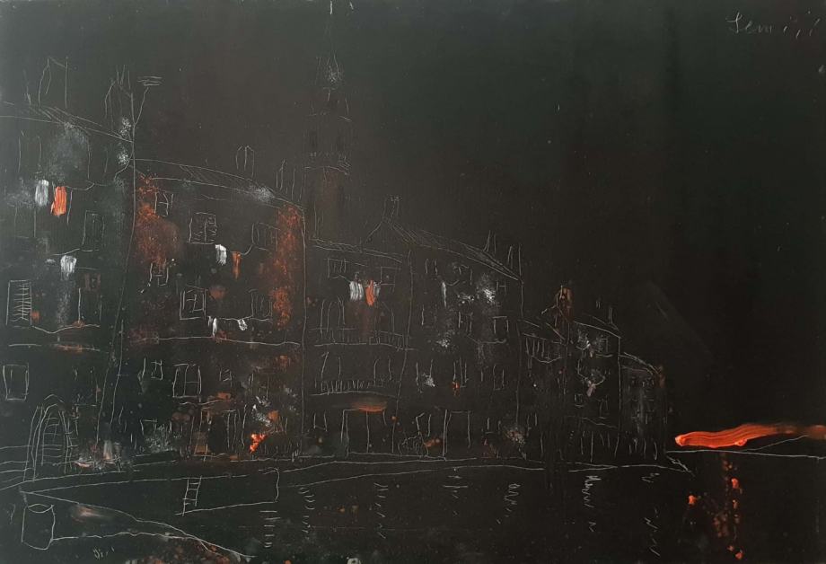 Željko Senečić "Venecija" ulje na platnu 70x100cm