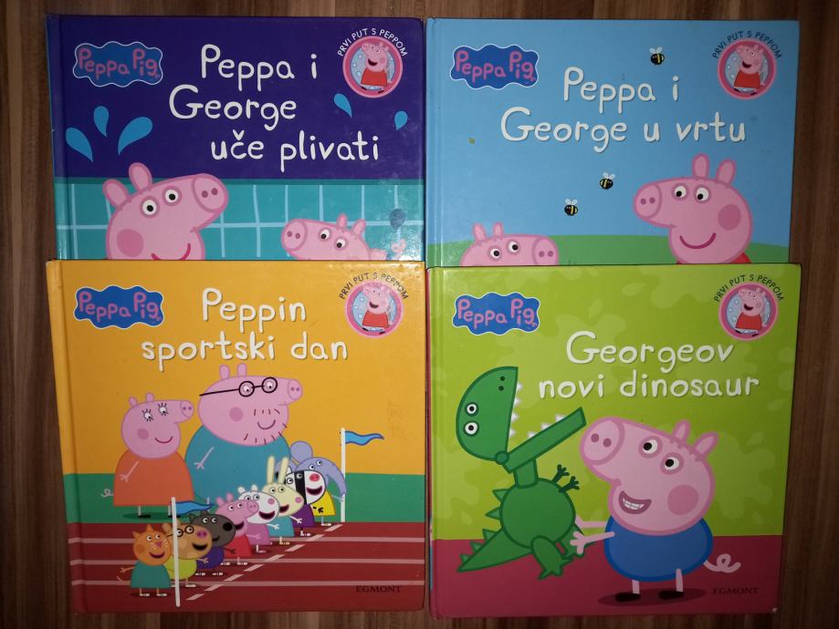 Peppa Pig set 4 slikovnice