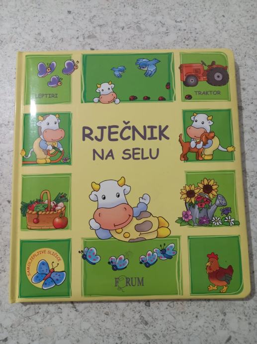 Rječnik na selu, s naljepnicama, novo!!!