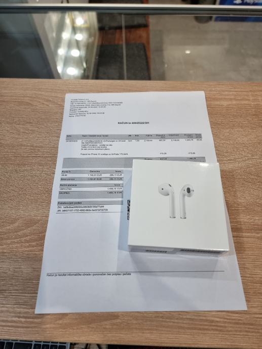 APPLE AIRPODS GEN 2 *DO 24 RATE* NOVO U VAKUMU! GARANCIJA! R1!