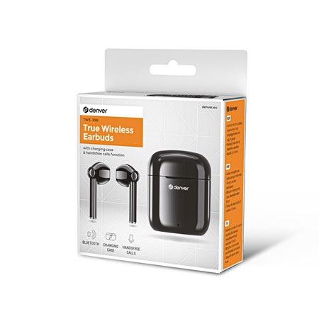 DENVER WIRELESS EARPHONES CRNE *NOVO*