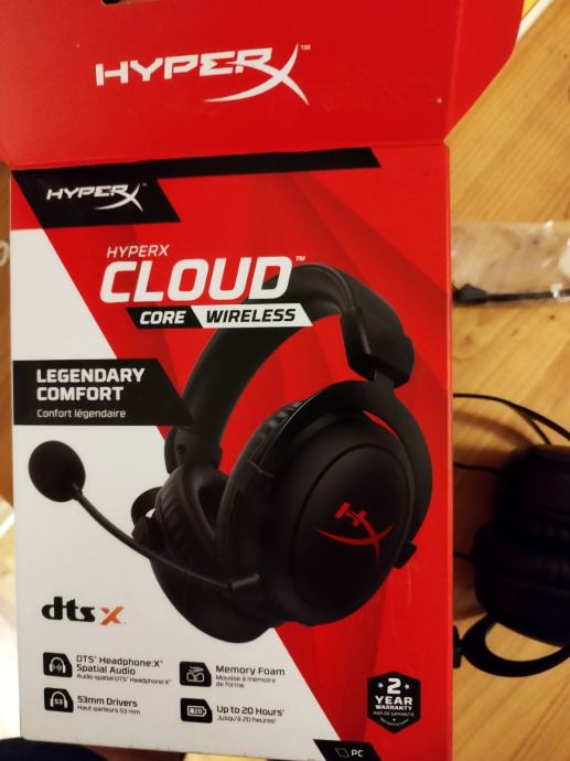 hyperx cloud core wireless