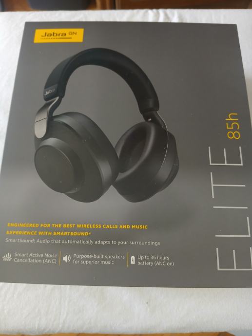 Jabra Elite 85h Bluetooth slušalice - NOVE,ZAPAKIRANE