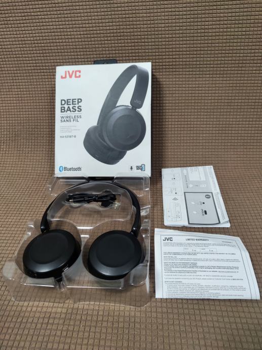 JVC S31BT-B Bluetooth DEEP BASS odlične slušalice NOVO