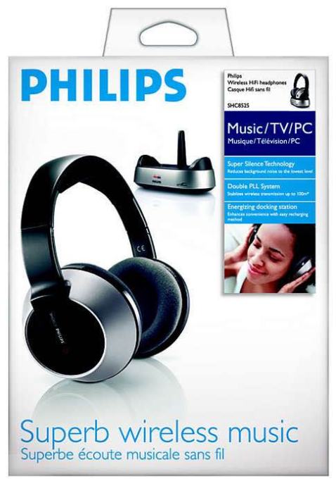 Philips WiFi bežične slušalice SHC 8520