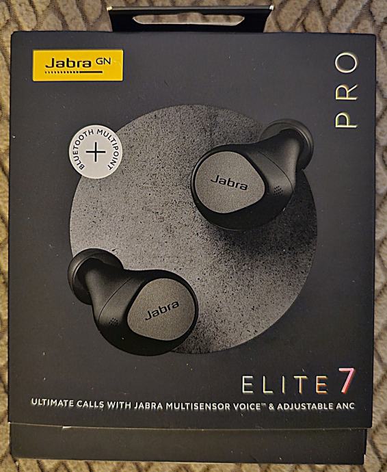 Slušalice Jabra Elite 7 Pro, titan crna, RAČUN, GARANCIJA