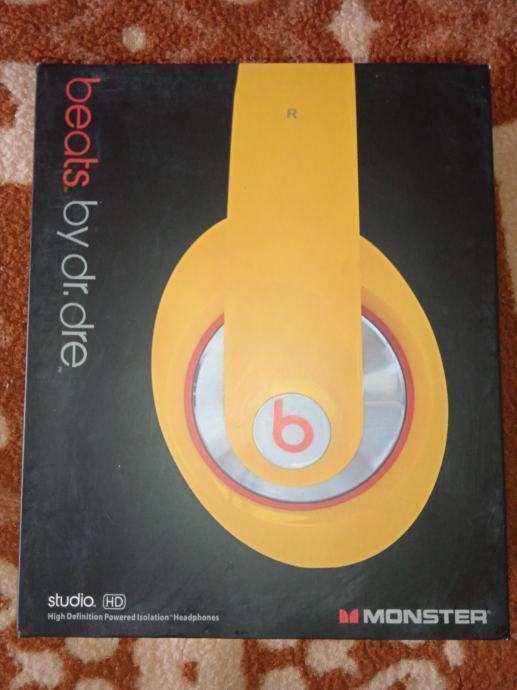 Slušalice naglavne žute Beats by dr.dre