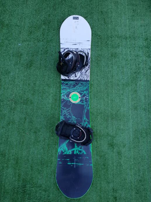 Snowboard Rome SDS AGENT Rocker 155 cm Daska + Vezovi Snowboards Board