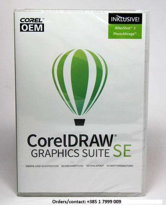 CorelDraw Graphics Suite Corel 2019 DVD SE NOVO R1 PDV Račun