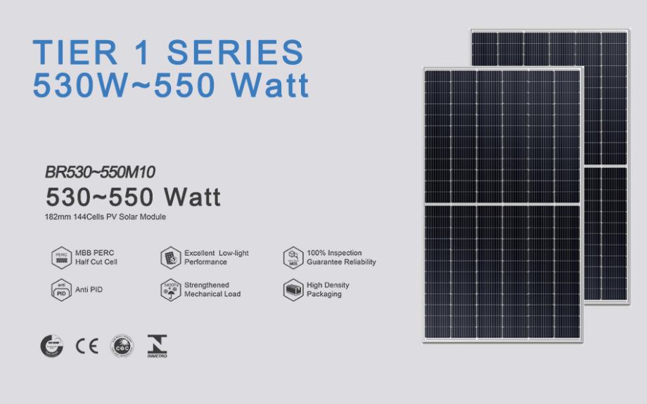 Solarni paneli 550W, BR-M550