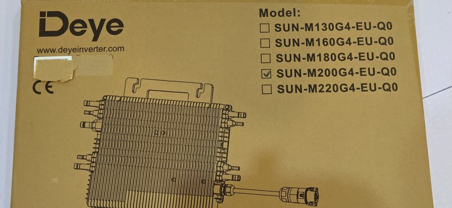 Mikroinverter Deye -Novi model 2 kw