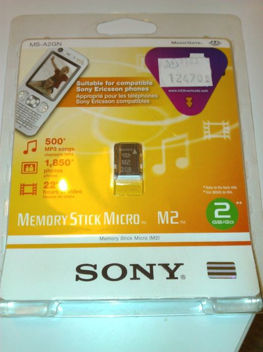 Sony m2 карта памяти