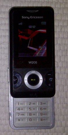 sony ericsson w205