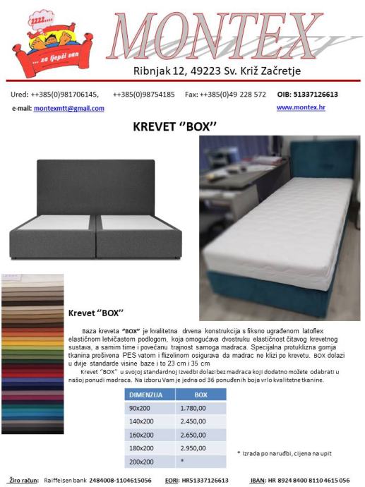 KREVET ‘’BOX’’