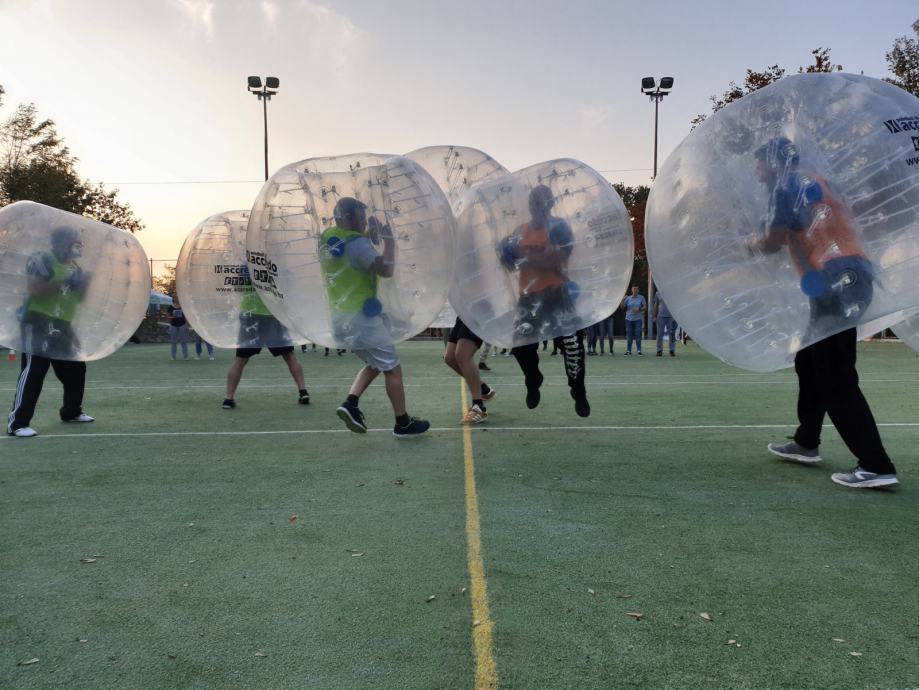 bubble soccer set