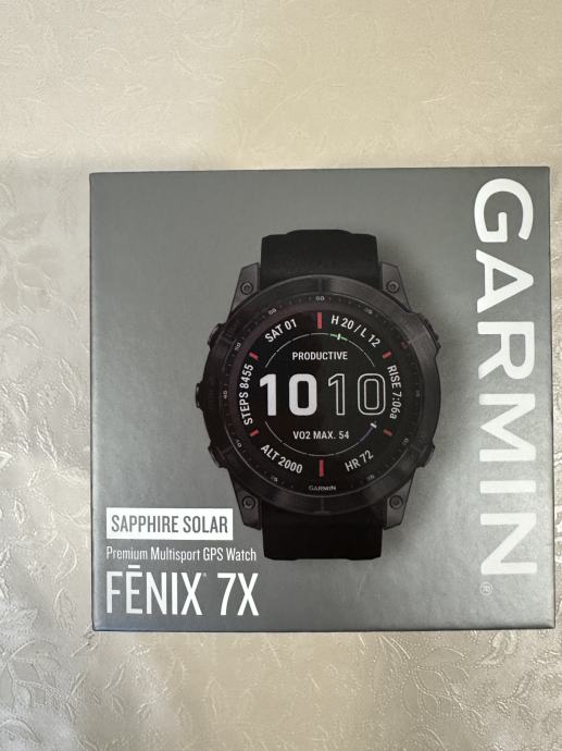 GARMIN Fenix 7x Sapphire solar