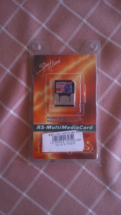 *****RS - MMC (MultiMediaCard) dual-voltage 1GB NOVO!!!!*****