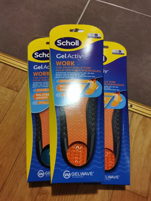 Scholl Gel Active Work Ulozak Cipele GelActive Muške 40-46 Novo