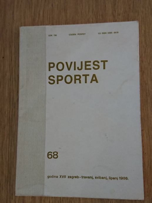 povijest sporta 4,5,6 mj. 1986