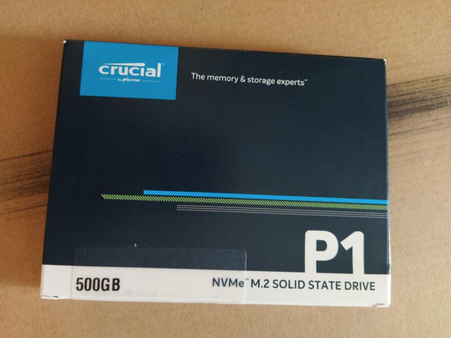 Crucial NVMe, M. 2 - 500GB