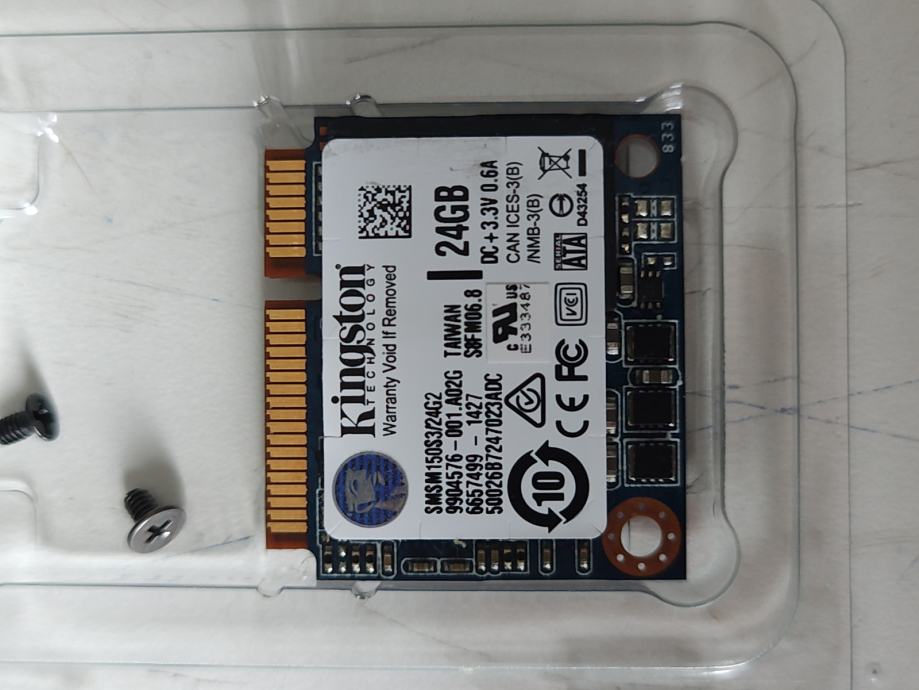 Kingston half-mSATA SSD 24GB