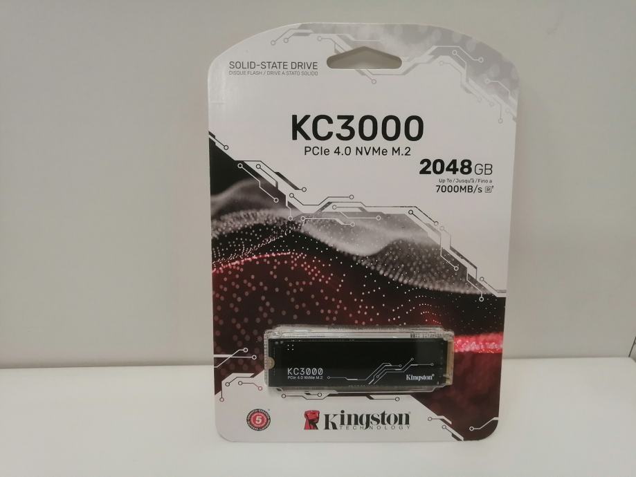 Kingston KC3000 NVMe 2TB,  jamstvo 5 godina!