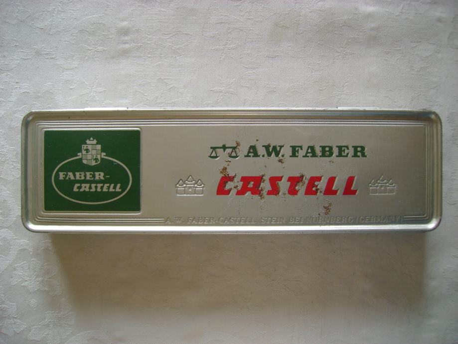 Faber Castell - stara pernica - stara kutija za olovke