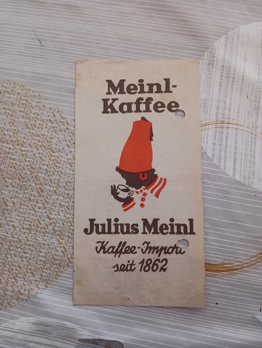 Julius Meinl kaffe stari reklamni letak iz 30ih godina