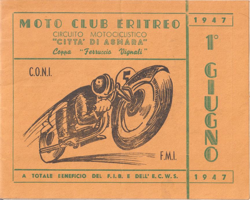 MOTO CLUB ERITREO 1947