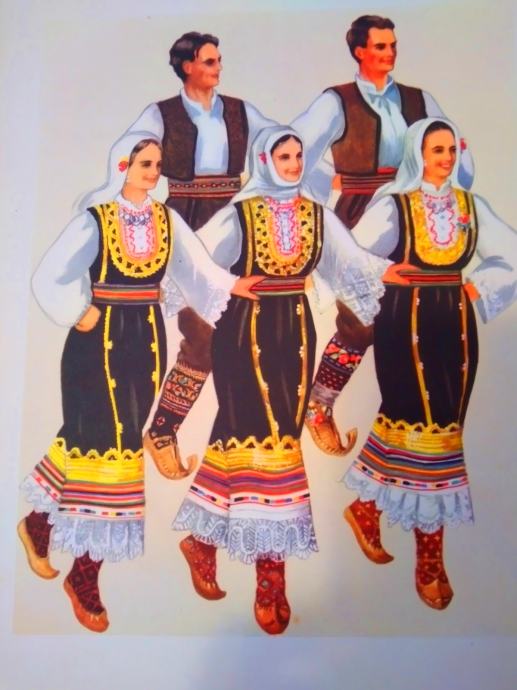 SRPSKI  NARODNI PLESOVI KOLO CRNA TRAVA VLADIMIR KIRIN FOLKLOR