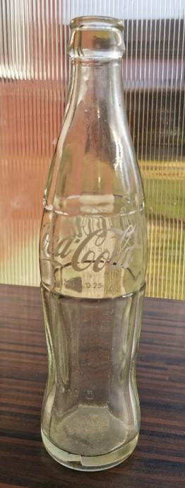 STAKLENA BOCA "COCA COLA" 0,25L-iz 10.. mjeseca 1976. godine