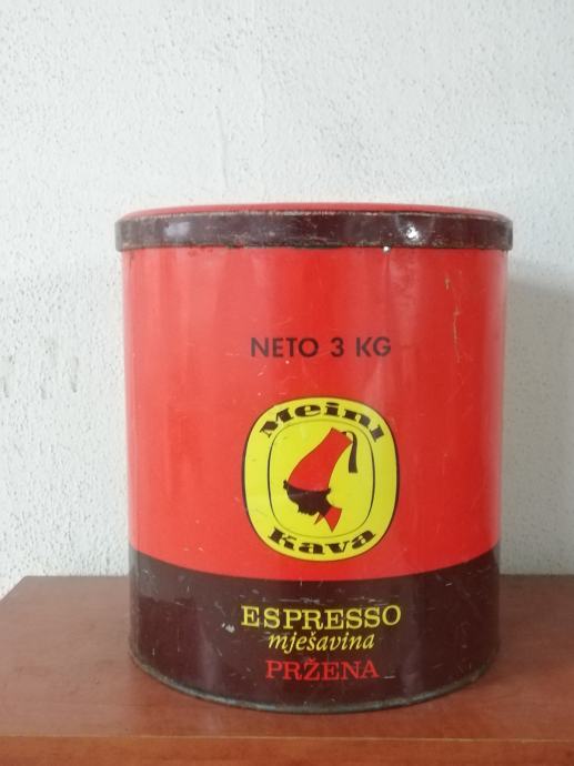 Stara limena kutija KONZUM Julius Meinl kava