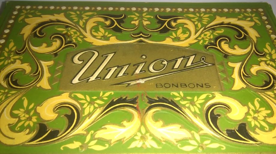 Union Zagreb, Union bonbons stara kartonska kutija