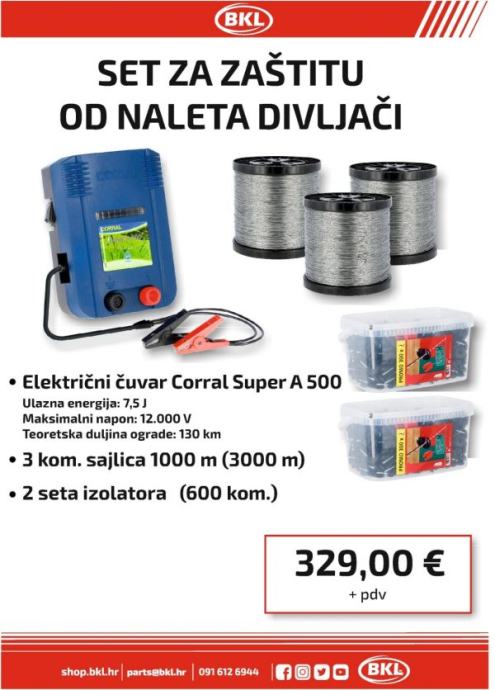 Pastir set za divljač