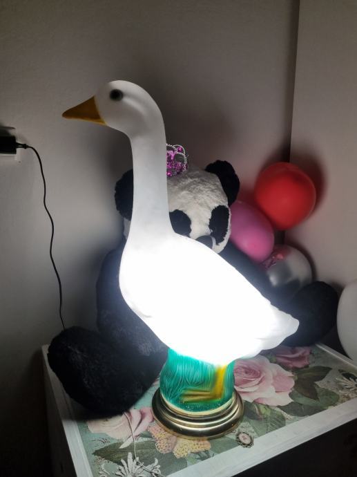 Guska noćna lampa visine 64 cm