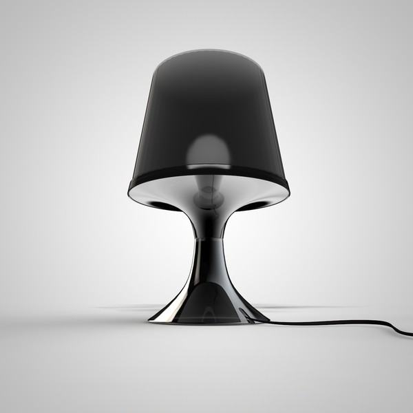 IKEA STOLNA LAMPA - CRNA