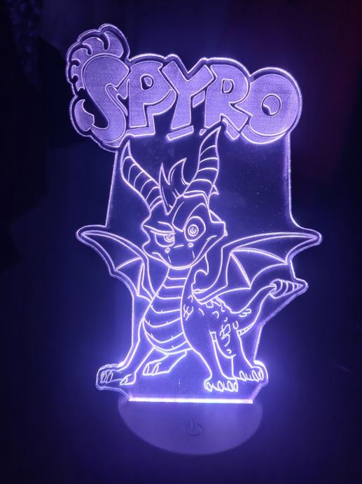 Spyro the Dragon led lampa