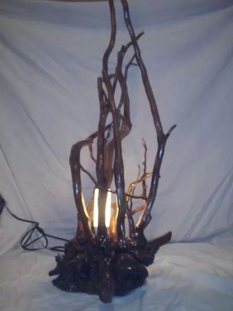 unikatne drvene lampe