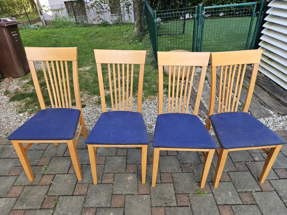 4 stolice i blagavaonski stol