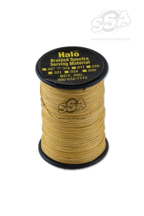 BCY Serving Material Braided Halo Dia .014" Jig Gold