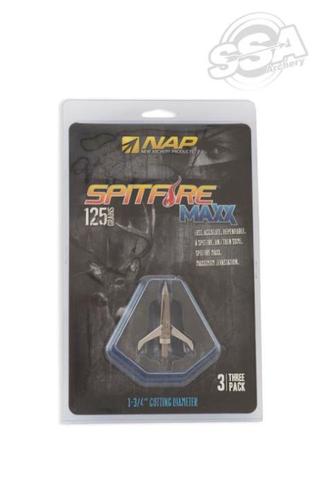 Nap Expandable Broadheads Spitfire Maxx Cut On Contact 125gr 3 Blade 2193
