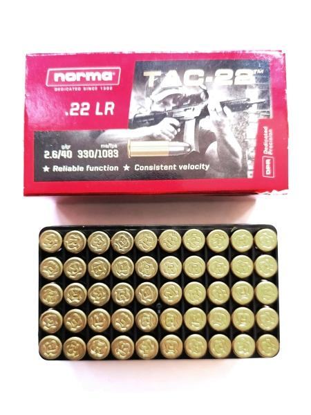 Norma .22LR TAC 22 malokalibarski metak (50 komada)