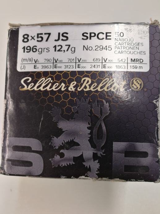 prodajem streljivo Sellier&Bellot 8x57