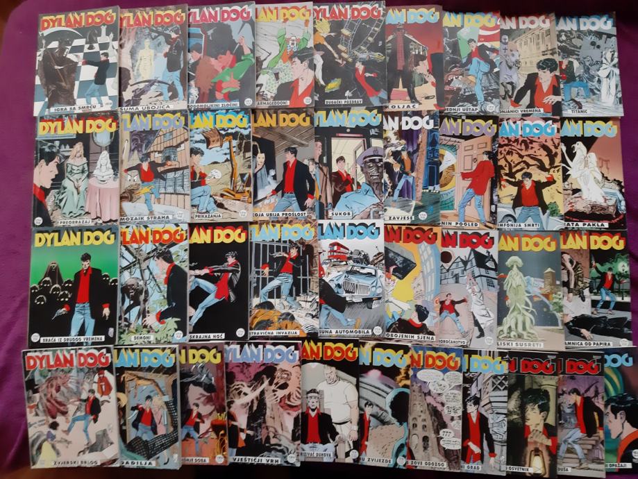 LOT Dylan Dog Slobodna dalmacija i Ludens 90 brojeva