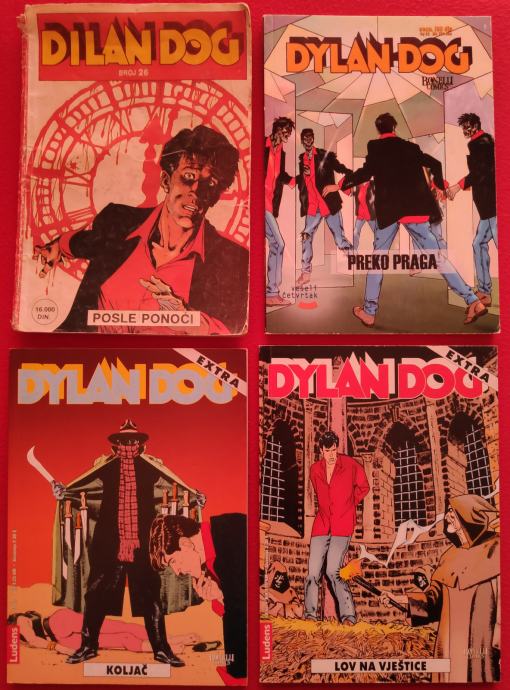 Dylan Dog, Mister No, Zagor, Miki, Tex, Dampyr