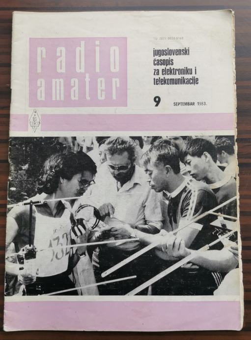 ČASOPIS  "RADIO AMATER"-BROJ 9/1983. GODINA