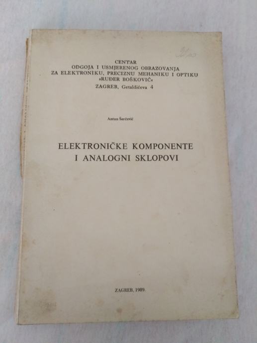 Elektroničke komponente i analogni sklopovi