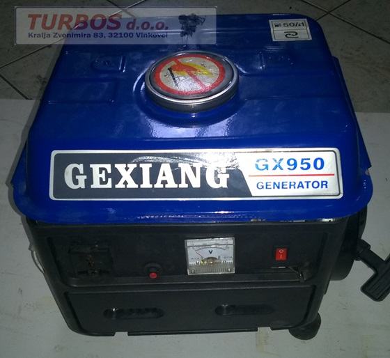 Agregat 220V 1500W 1.5kW 2.0HP GX950 NOVI!