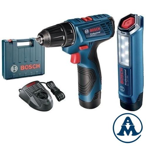 Bosch Aku Bušilica - Odvijač GSR 120-LI Li-ion 2x12V 2,0Ah 30Nm + GLI